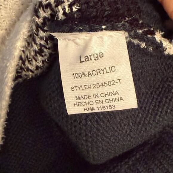 Merry Christmas By Poof Ugly Christmas Sweater Women’s Size Large - Picture 5 of 9